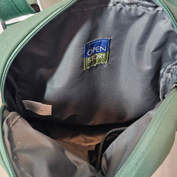 Open Story Anti-Theft Vertical Travel Green Water Repellent Festival‎ Crossbody - Picture 11 of 11